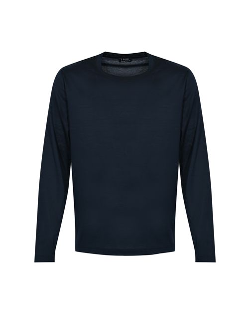 Maglia in cotone blu BARBA NAPOLI | 60521 7400010598